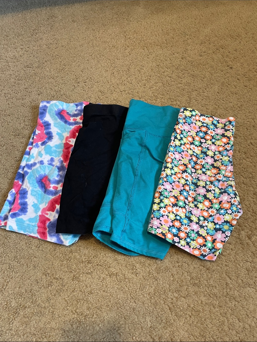 Girls biker shorts bundle